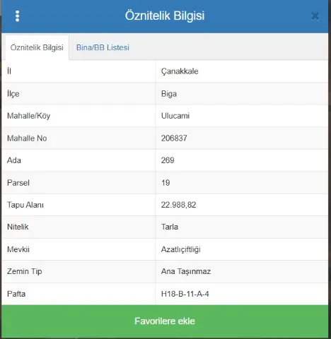 ÇANAKKALE KARABİGA ULUCAMİ 22.988 M2 SATILIK KUPON TARLA