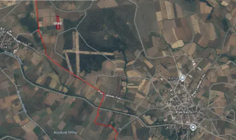 ÇANAKKALE BİGA PEKMEZLİ 5.940M2 SATILIK YATIRIMLIK TARLA