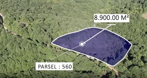 ÇANAKKALE BİGA DİKMEN KÖYÜ 51.100M2 KUPON TARLA